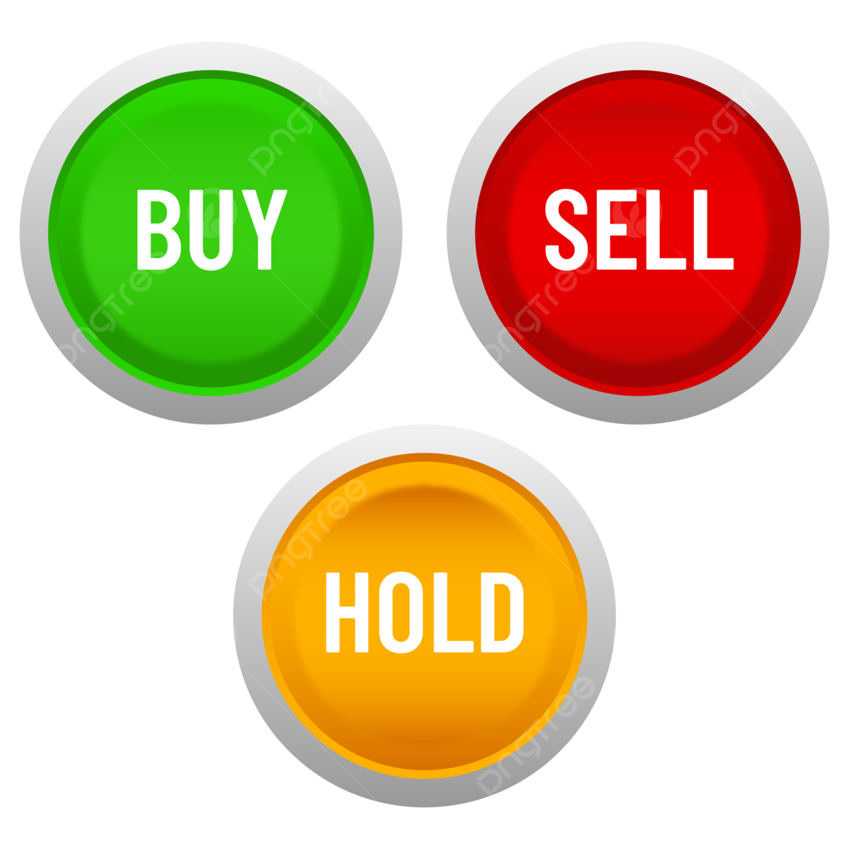 Buy Sell Hold Button In Green Red And Yellow Colors, Buy Button, Sell ... How to Buy Real Estate with No Money Down